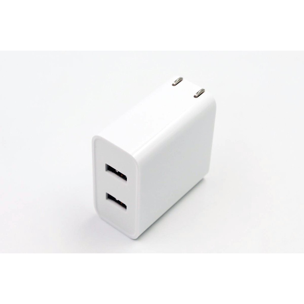 Cốc sạc nhanh 2 USB Xiaomi AD07ZM 36W cho IPhone ipad xiaomi samsung huawei HTC : Chính Hãng
