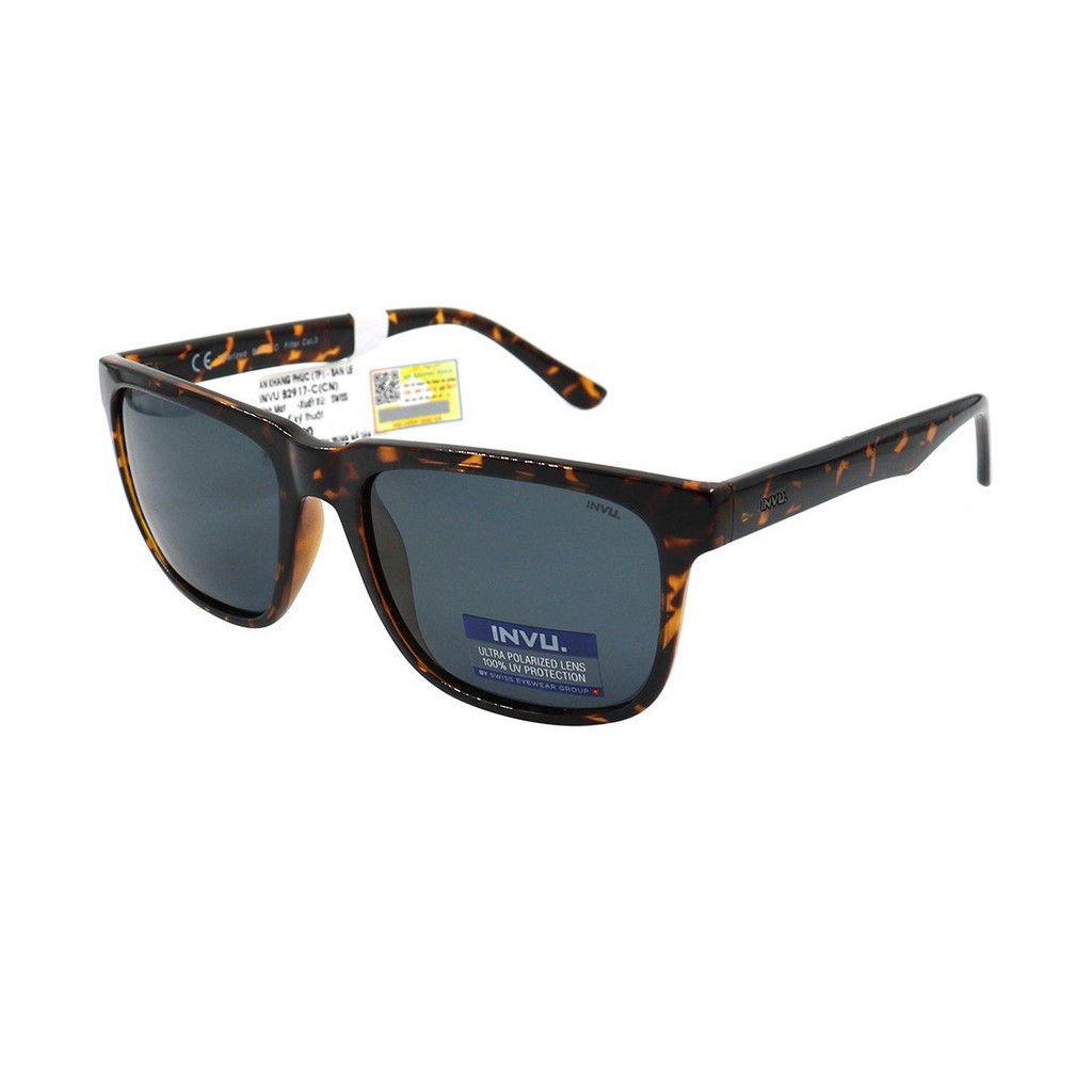(Hàng chính hãng) Kính mát nam nữ Invu B2917 C màu sắc thời trang, thiết kế dễ đeo bảo vệ mắt