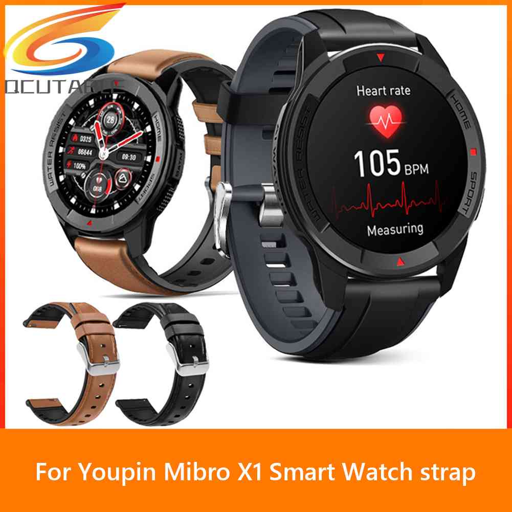 Dây Đeo 22mm Chống Nước Cho Đồng Hồ Thông Minh Xiaomi Youpin Mibro Watch X1
