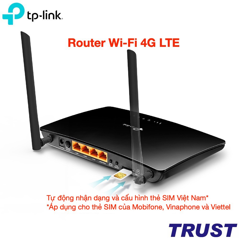 [Mã 159ELSALE hoàn 7% đơn 300K] TP-Link 3G/4G LTE N 300Mbps Bộ Phát WiFi -TL-MR6400 - Hàng Chính Hãng