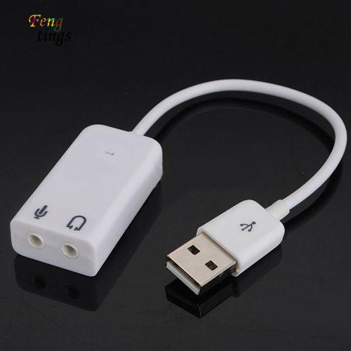 Dây cáp kết nối âm thanh USB 2.0 3D Virtual 7.1 cho PC