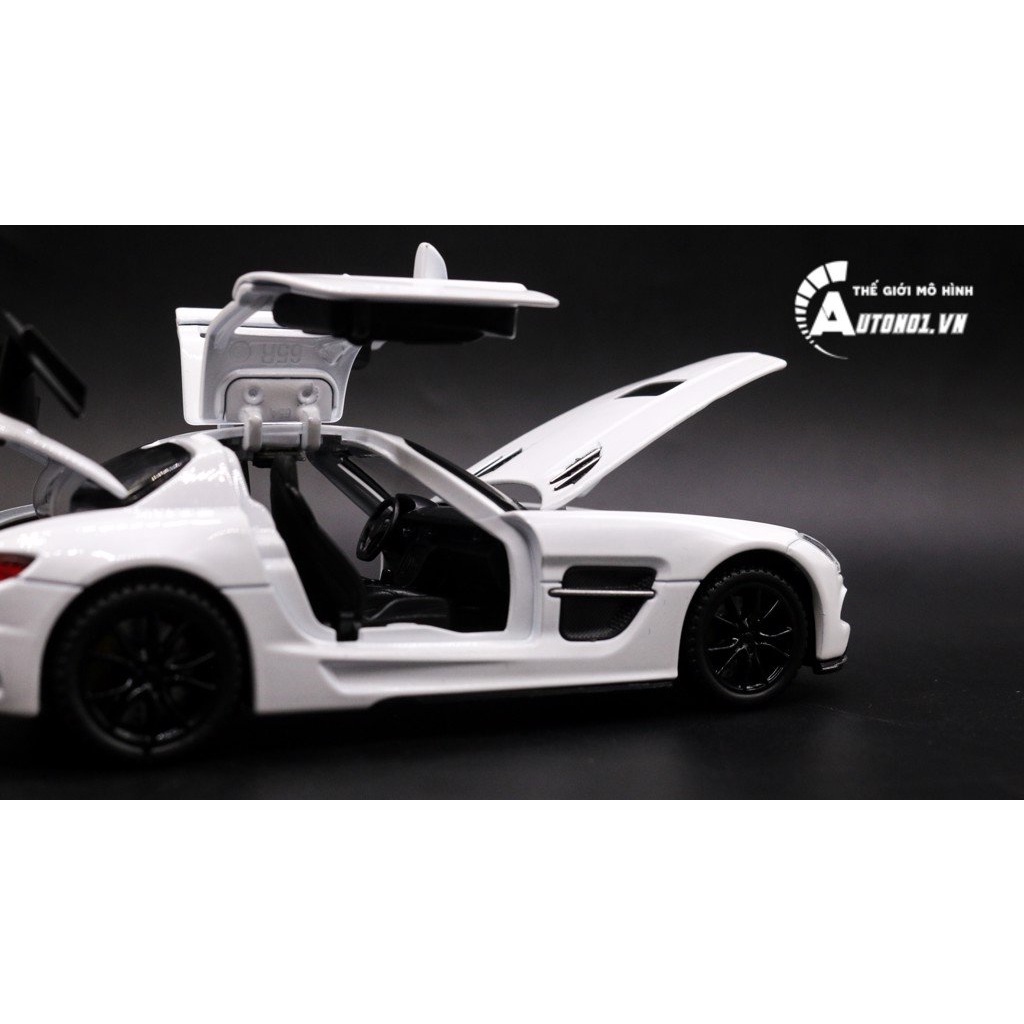 MÔ HÌNH XE MERCEDES SLS WHITE 1:32 MINIAUTO 7836