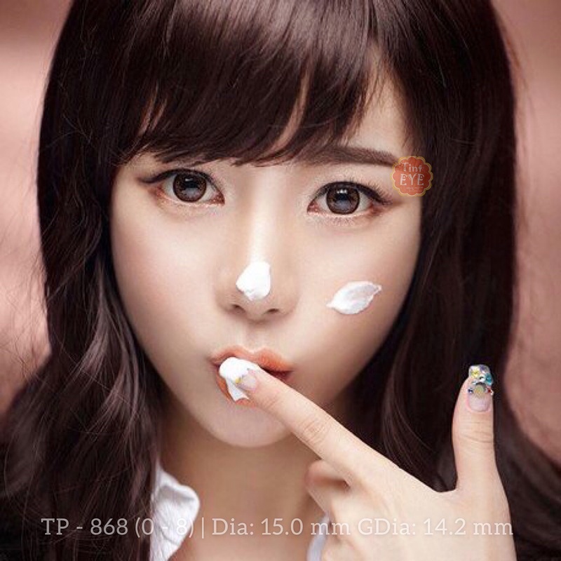 Kính Áp Tròng Tint Eye Lens Nâu Capuchino  TP-868