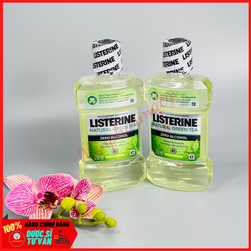 Nước Súc Miệng LISTERINE Ngừa sâu răng, Hơi thở thơm mát (nhiều mùi hương) 250ml -Minpharmacy