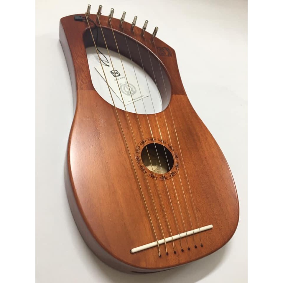 Đàn Hạc Lyre Harp Walter WH-06 7 Dây Sẳt Làm Bằng Gỗ Mahogany