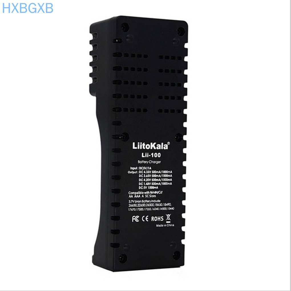 Bộ Sạc Pin Liitokala Lii-100B Cho 18650 26650 4.35v / 3.2v / 3.7v / 1.2v