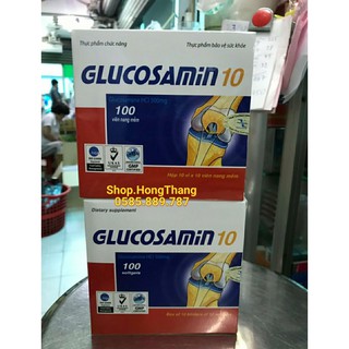 Glucosamin 10 giúp xương chắc khỏe, chống còi xương, tăng khả năng bôi trơn dịch khớp, giúp khớp vận động linh hoạt
