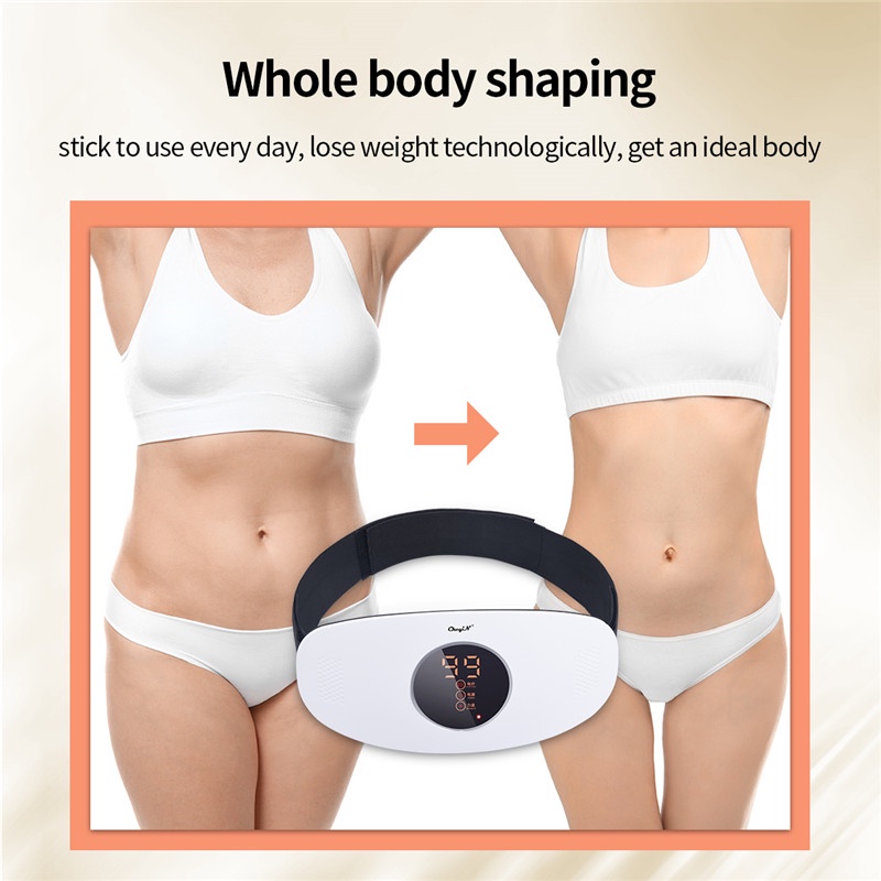 Đai đeo mát xa CKEYIN làm giảm mỡ vùng bụng tiện lợi