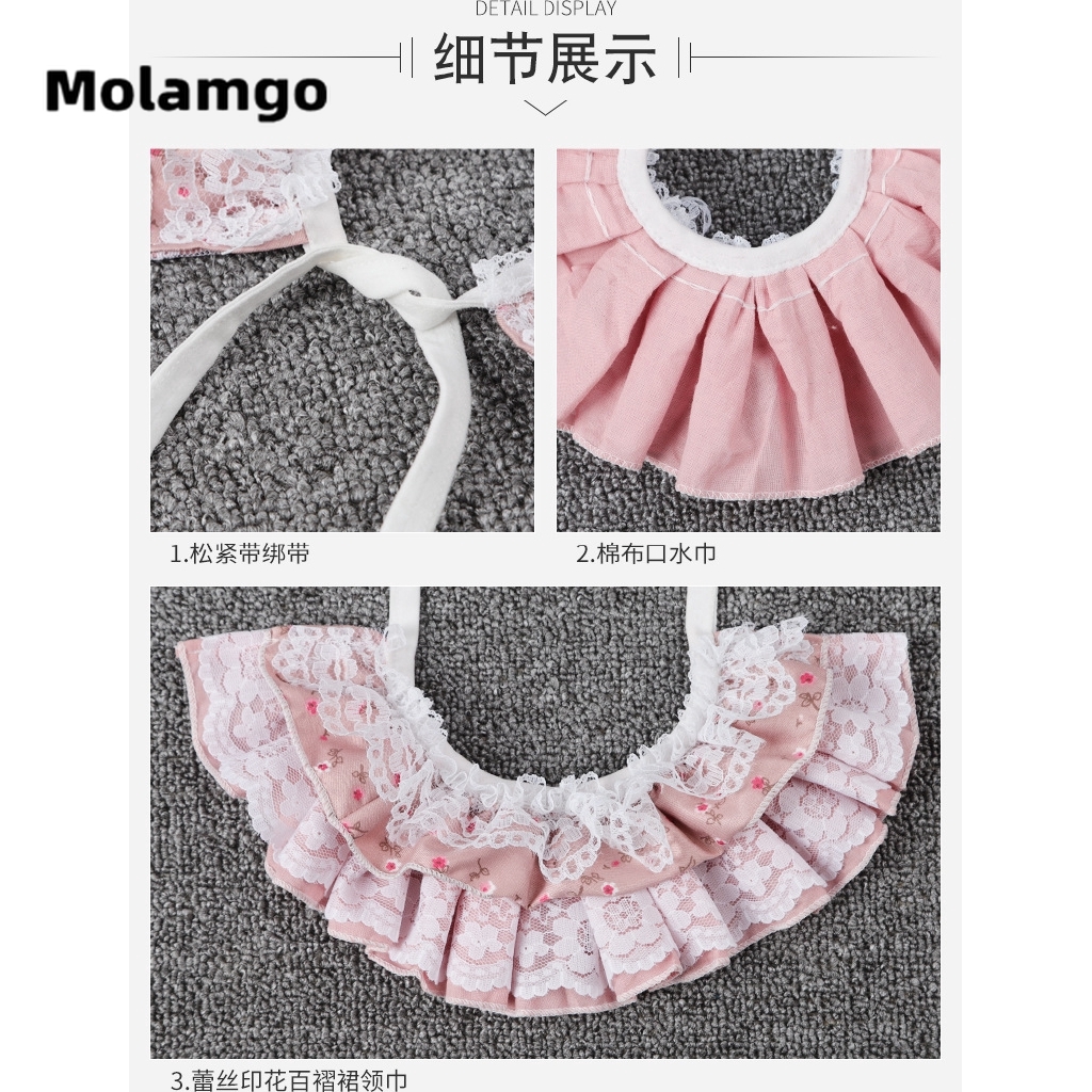 Khăn Đeo Cổ Nhiều Lớp Phối Ren Cho Thú Cưng