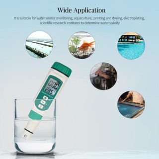 Ready ✔T&P SMART SENSOR Portable Salinity Meter Handheld ATC Salinometer Halometer Salt Gauge Salty Brine M