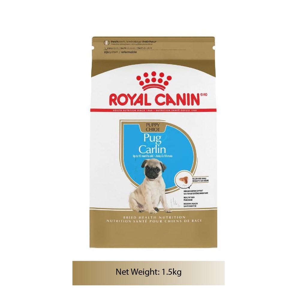 1.5kg Thức Ăn Cho Chó Pug Con Nhập Khẩu Từ Pháp - Royal Canin Pug Puppy | BiMiStore