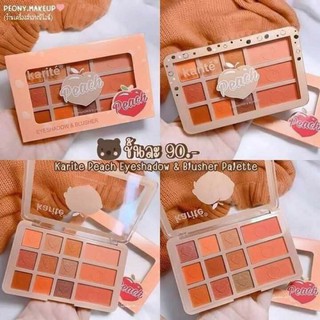 🍑[CHÍNH HÃNG] PHẤN MẮT KARITE PEACH 12 Ô ĐÀO THÁI LAN 🍑🍑