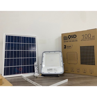 Đèn pha năng lượng mặt trời sân vườn qsd-ik02 100w