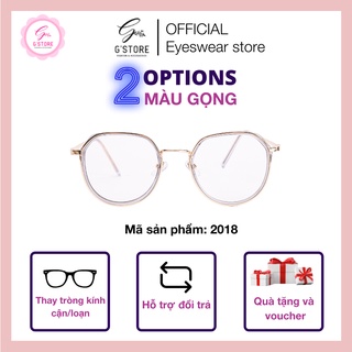 Gọng Kim Loại Mắt Tròn G STORE Kính Mắt Nobita Dùng Được Cho Cả Nam Và Nữ 2018