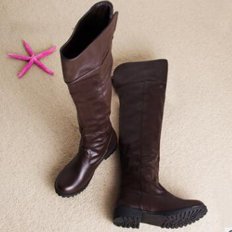Women Shoes Attack On Titan Character Masquerade Leather Boots