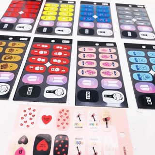 Dán móng tay BT21 BLACKPINK