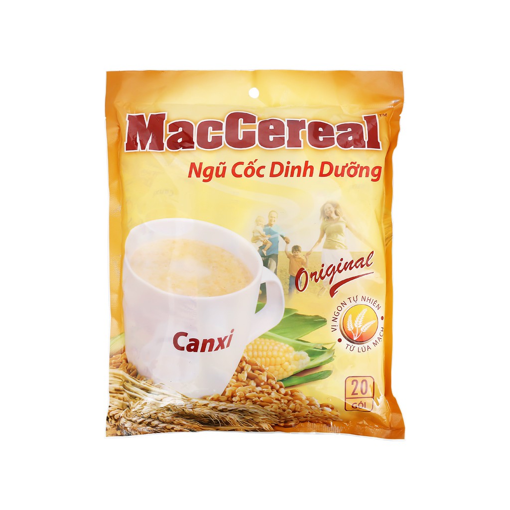 Ngũ cốc dinh dưỡng MacCereal Bổ sung canxi bịch 560g