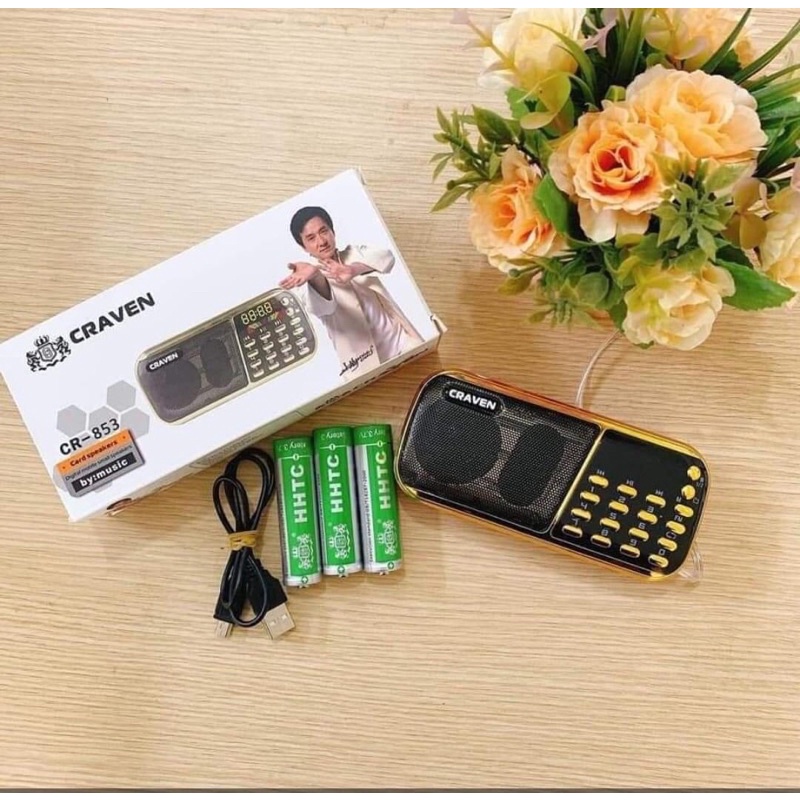 đài caraven 3 pin+ thẻ 8g copy sẵn file nghe
