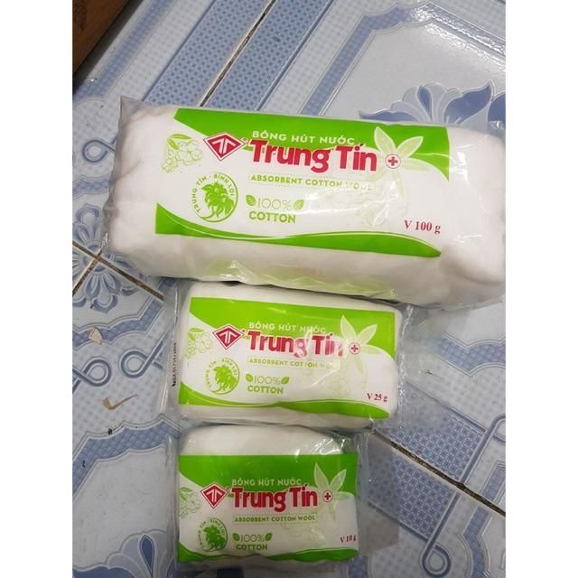 Bông gòn trung tín bịch 10g, 25g, 100g