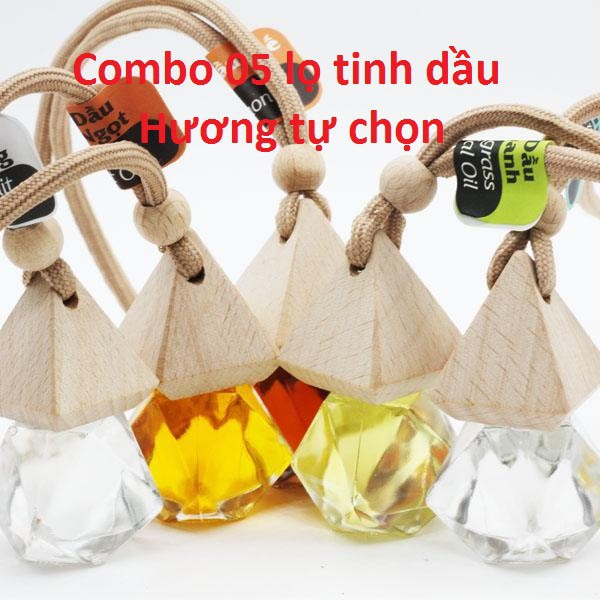  Mua 5 lọ tinh dầu thơm treo xe  tặng 1 lọ cùng loại 