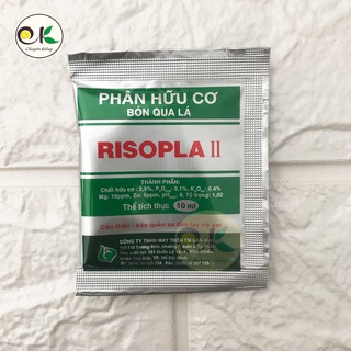 Risopla II - Phân hữu cơ bón qua lá (Phù sa RI II) gói 10ml