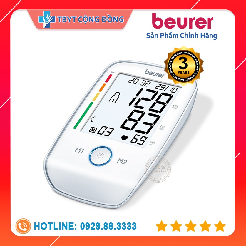 Máy Đo Huyết Áp Bắp Tay Beurer BM45