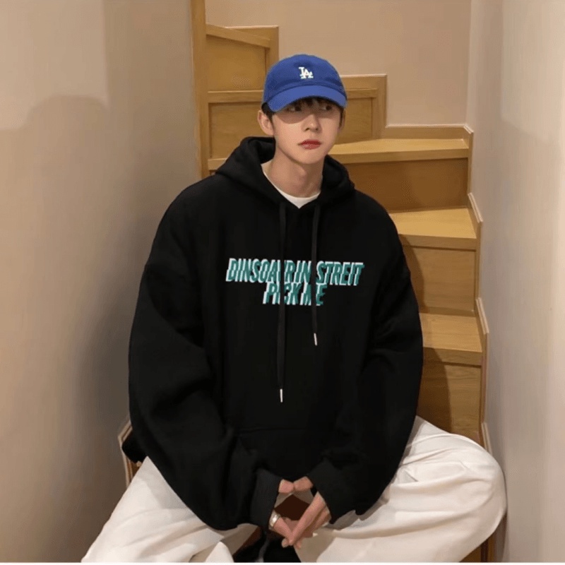 Áo hoodie In Chữ Thời Trang Hàn Quốc Chất Lượng Cao Size M-5XL