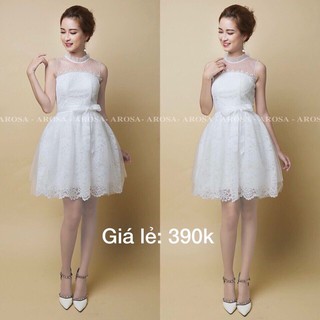 🐣🐣qc đầm ren phối lưới
