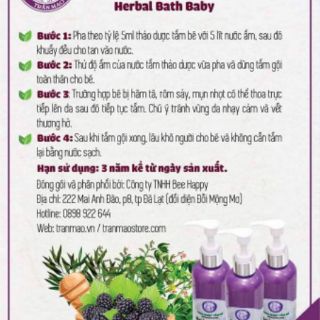 THẢO DƯỢC TẮM BÉ TRẦN MAO