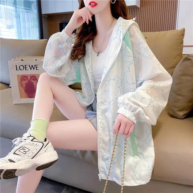 Áo Khoác Cardigan Mỏng Chống Tia Cực Tím Thoáng Khí Phong Cách Mới 2022