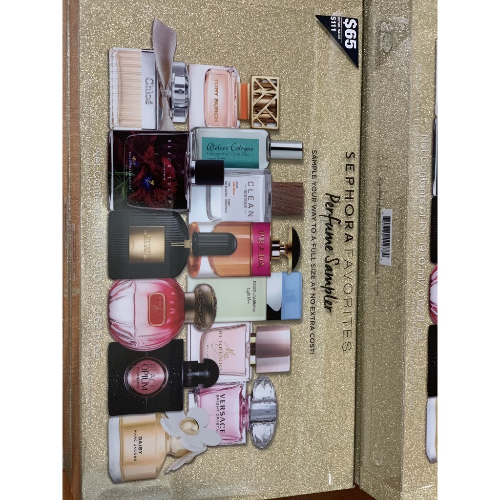 Bộ nước hoa Sephora Favorites Holiday Perfume Sampler (gồm 13 chai mini) | Thế Giới Skin Care