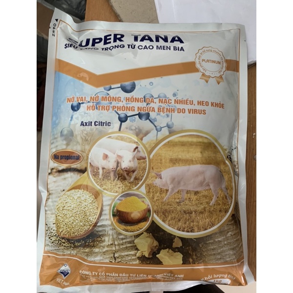 VỖ BÉO CHO HEO SUPER TANA 1kg
