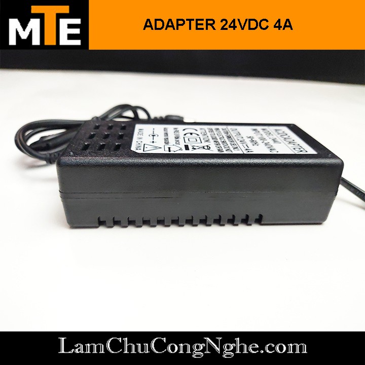 Nguồn adapter 24V 4A jack DC 5.5 * 2.1 mm