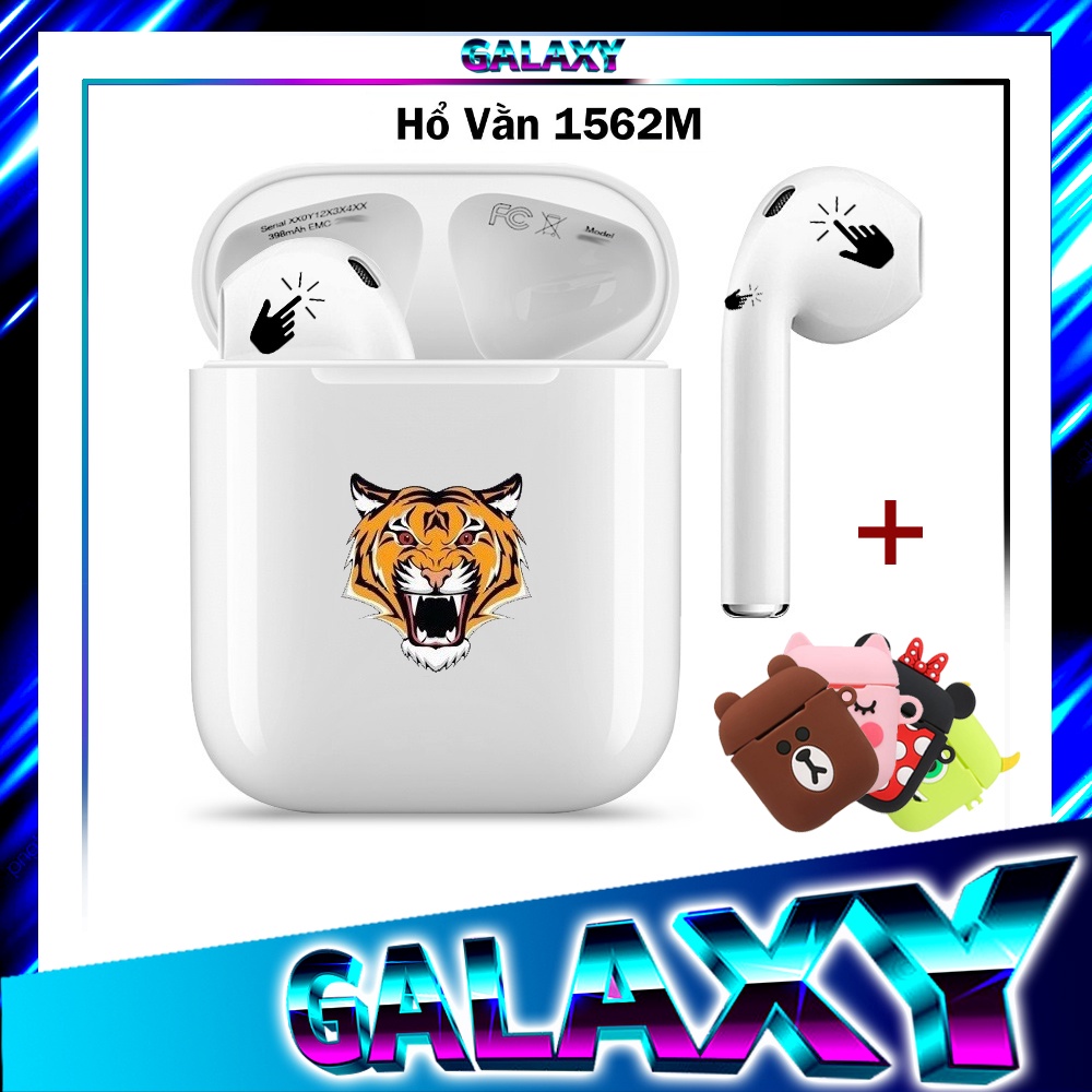 Tai Nghe Bluetooth TWS 2 Hổ Vằn 1562M Cao Cấp Full Chức Năng - Đổi Tên, Định Vị, Sạc Ko Dây - BẢO HÀNH ĐỔI MỚI