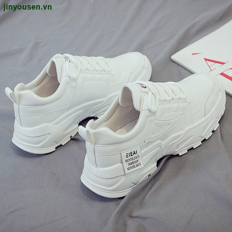 Giày thể thao vải canvas độn đế tăng chiều cao phong cách mùa hè thời trang năng động cho nam