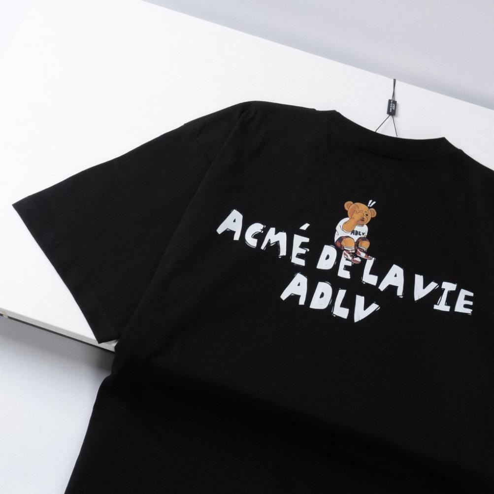 Áo Thun Tay Lỡ ADLV  Gấu, Form rộng oversize, áo phông unisex, chất liệu Cotton - KKIM Shop