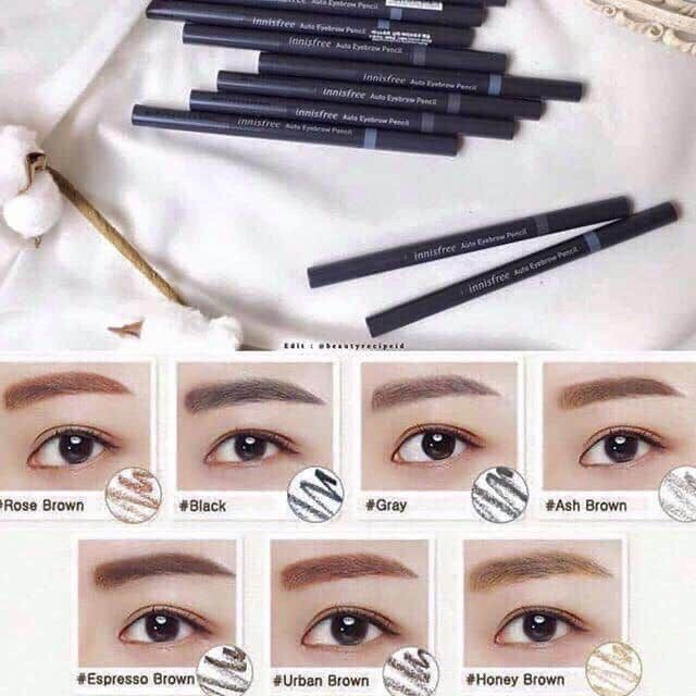 Chì kẻ mày Innisfree Auto Eyebrow Pencil