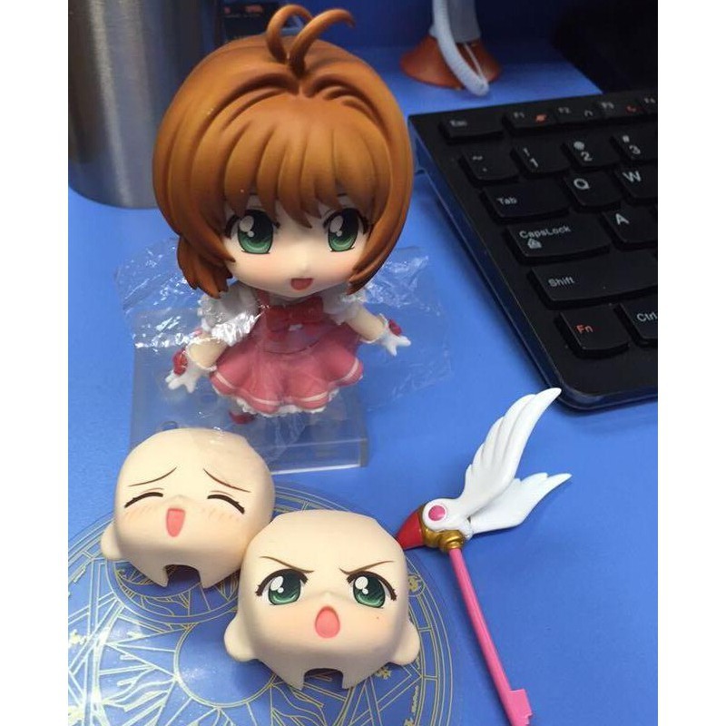 Mô hình nhân vật thủ lĩnh thẻ bài Sakura 10cm trang trí đáng yêu