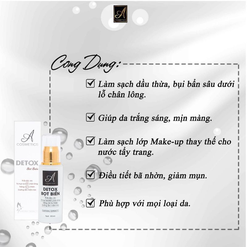 DETOX BỌT BIỂN PHƯƠNG ANH A COSMETICS