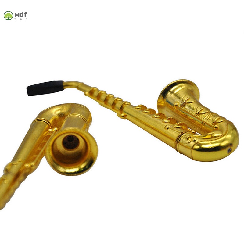 Tẩu Hút Thuốc Hình Kèn Saxophone Chất Liệu Hợp Kim 97mm