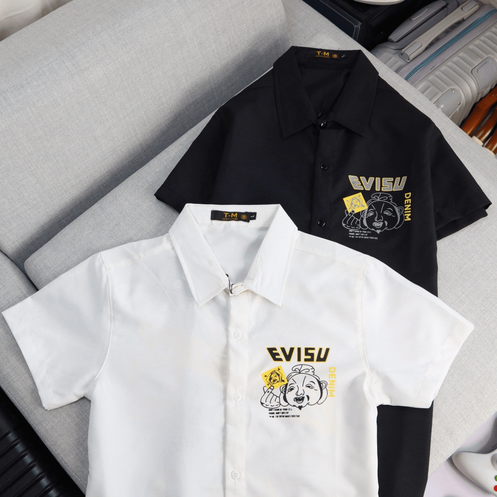 Áo Sơ Mi nam Họa Tiêt  UVISUKR Phong Cách Thời Trang Đỉnh Cao Cá Tính tnm66 KME STORE