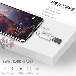 Đầu đọc thẻ nhớ OTG Type C ROCK