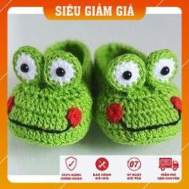 Giày Ếch - Giày dép mùa Đông cho bé - Sản phẩm đan móc thủ công - Made By Bunny