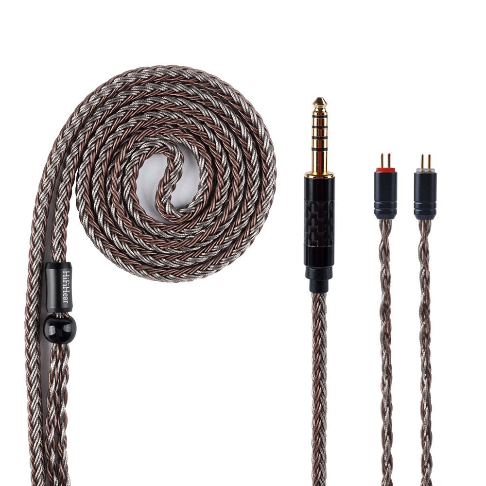 HiFiHear 16 Core Silver Plated Balanced MMCX/2Pin Earphone Upgrade Cable For Shure SE215 ZS10 Pro AS10 AS16 AS12 ZSN PRO