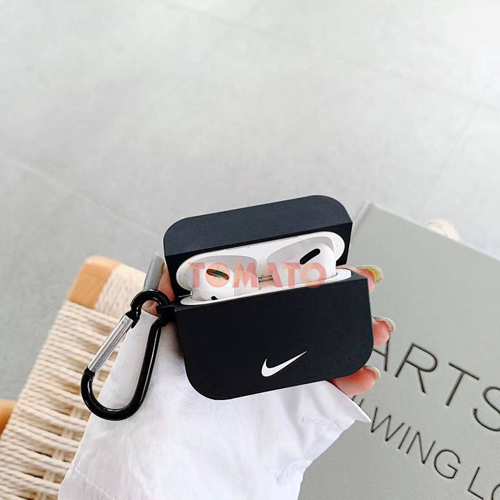 Case Airpods/Vỏ bảo vệ hộp sạc tai nghe silicon AirPods 1 / 2 / 3 Pro thiết kế logo N-I-K-E đơn giản - Phụ Kiện Tomato