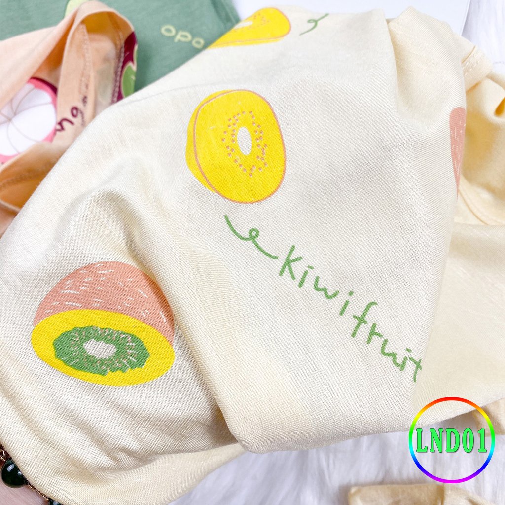 [LND01] Bộ Cộc Tay, Quần Dài Thun Lạnh MINKY MOM CÓ SIZE ĐẠI In Hình Trái Cây Mềm Mịn Thoáng Mát, Hàng Chuẩn Đẹp Cho Bé