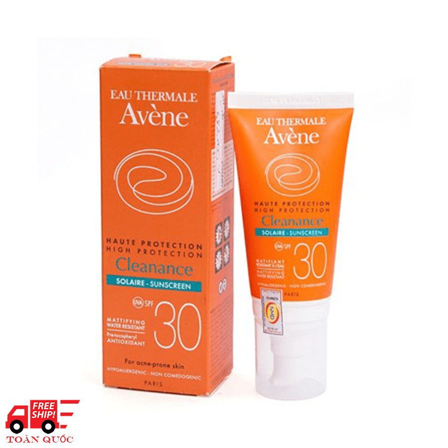 KEM CHỐNG NẮNG CHO DA NHỜN MỤN AVENE HIGH PROTECTION CLEANANCE SUNSCREEN SPF30 50ML CHÍNH HÃNG - 7718