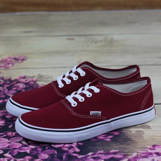 Giày Sneaker Van Cá Tính Classic Nam Đỏ Đô