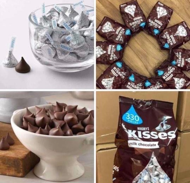 (100gr)kẹo socola Hershey's Nuggets/kisses/almond/ milk chocolate/ dark tím/ white cream