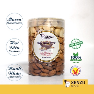 Mixed Nuts Ăn Liền (Macca, Hạt Điều, Hạnh Nhân) 450G - Senzu Beans